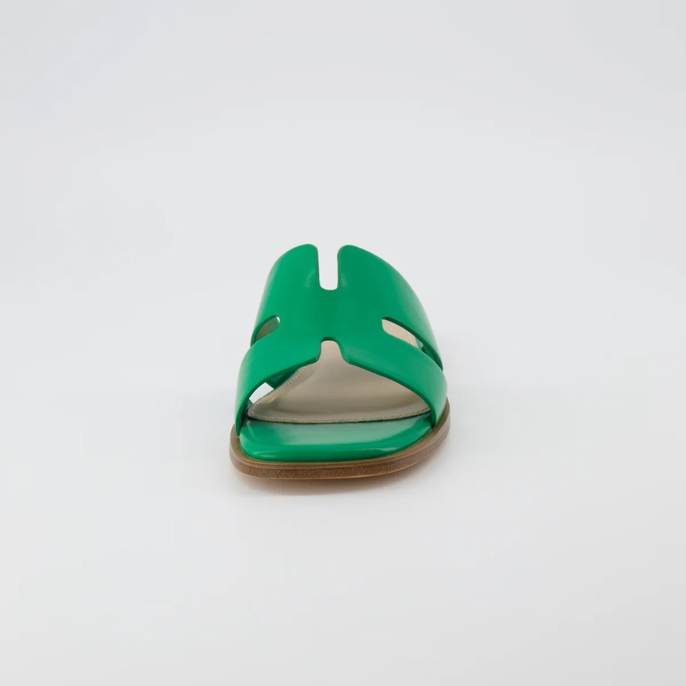 Cushionaire Green Slide Sandals - Picture 6 of 8
